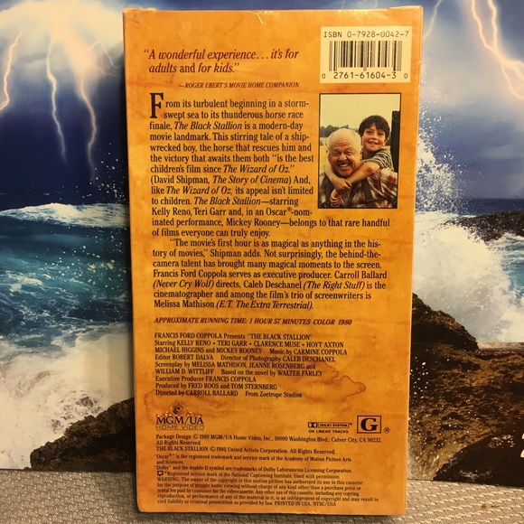 The Black Stallion VHS Tape New Sealed - Picture 2 of 4